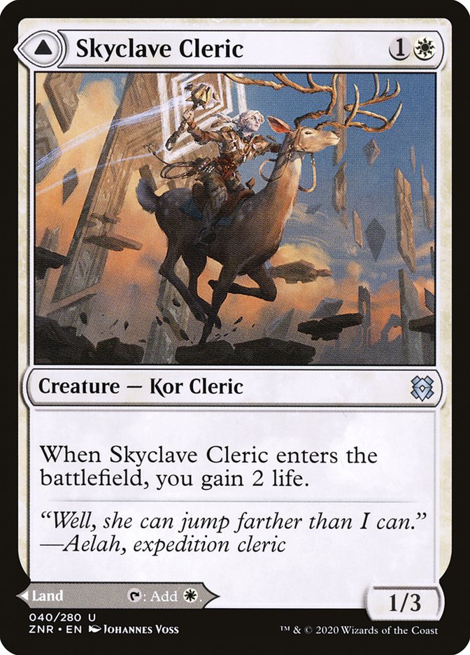 Skyclave Cleric // Skyclave Basilica [Zendikar Rising] | Devastation Store