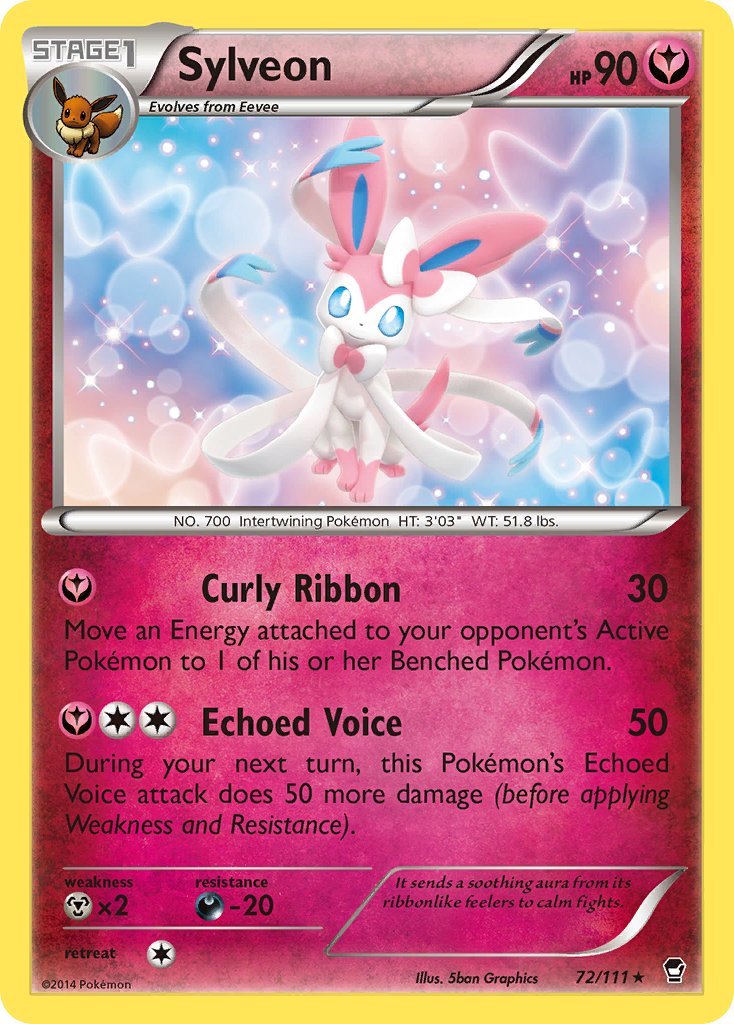Sylveon (72/111) (Theme Deck Exclusive) [XY: Furious Fists] | Devastation Store