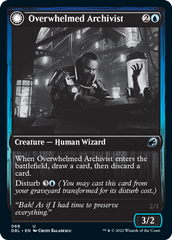 Overwhelmed Archivist // Archive Haunt [Innistrad: Double Feature] | Devastation Store