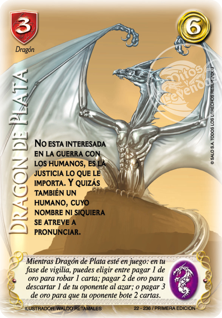 Dragón de Plata, Leyendas - Devastation Store | Devastation Store