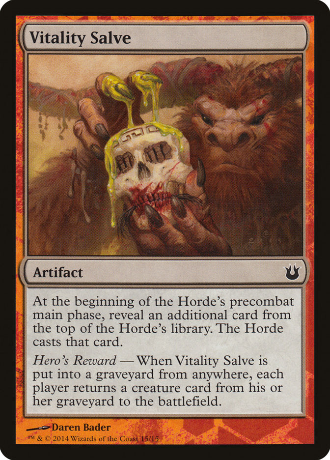 Vitality Salve [Born of the Gods Battle the Horde] | Devastation Store