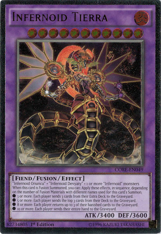 Infernoid Tierra [CORE-EN049] Ultimate Rare | Devastation Store