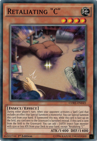 Retaliating "C" [CORE-EN045] Common | Devastation Store