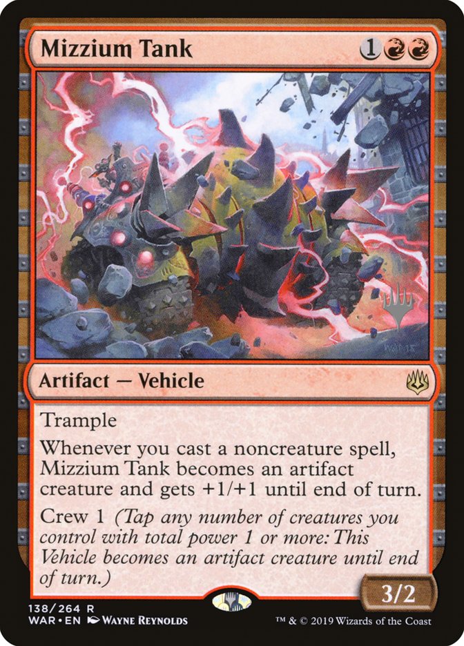Mizzium Tank (Promo Pack) [War of the Spark Promos] | Devastation Store