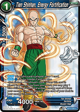 Tien Shinhan, Energy Fortification (Common) [BT13-045] | Devastation Store