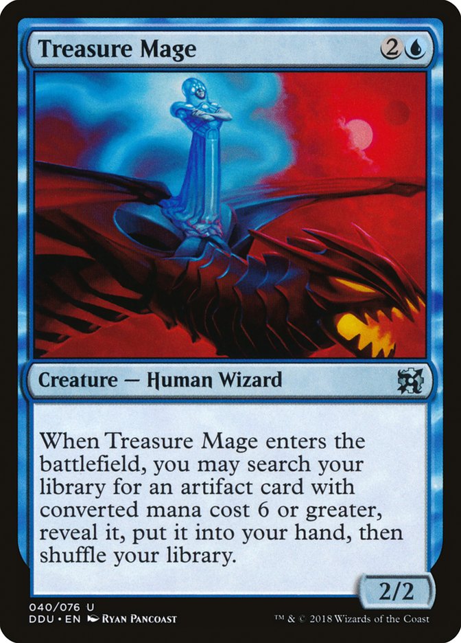 Treasure Mage [Duel Decks: Elves vs. Inventors] - Devastation Store | Devastation Store