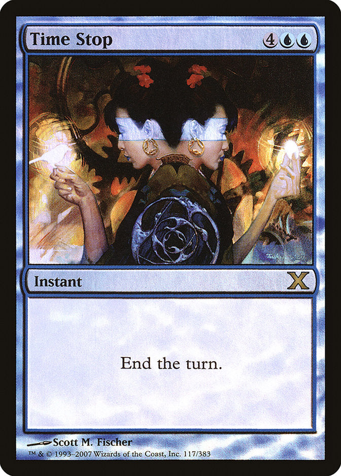 Time Stop (Premium Foil) [Tenth Edition] | Devastation Store