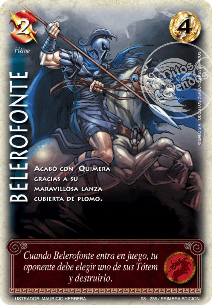 Belerofonte, Leyendas - Devastation Store | Devastation Store