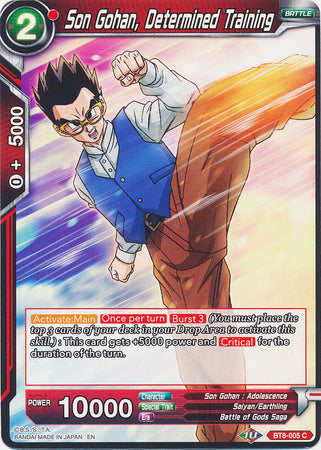 Son Gohan, Determined Training [BT8-005] | Devastation Store