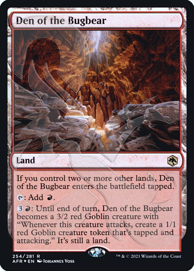 Den of the Bugbear (Ampersand Promo) [Dungeons & Dragons: Adventures in the Forgotten Realms Promos] | Devastation Store