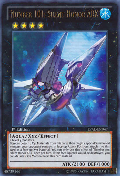 Number 101: Silent Honor ARK [LVAL-EN047] Ultra Rare | Devastation Store