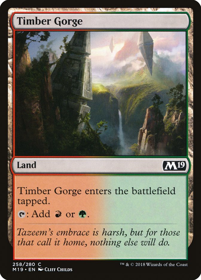 Timber Gorge [Core Set 2019] - Devastation Store | Devastation Store