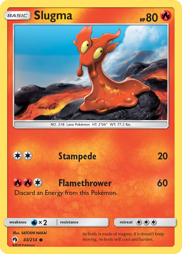 Slugma (43/214) [Sun & Moon: Lost Thunder] | Devastation Store