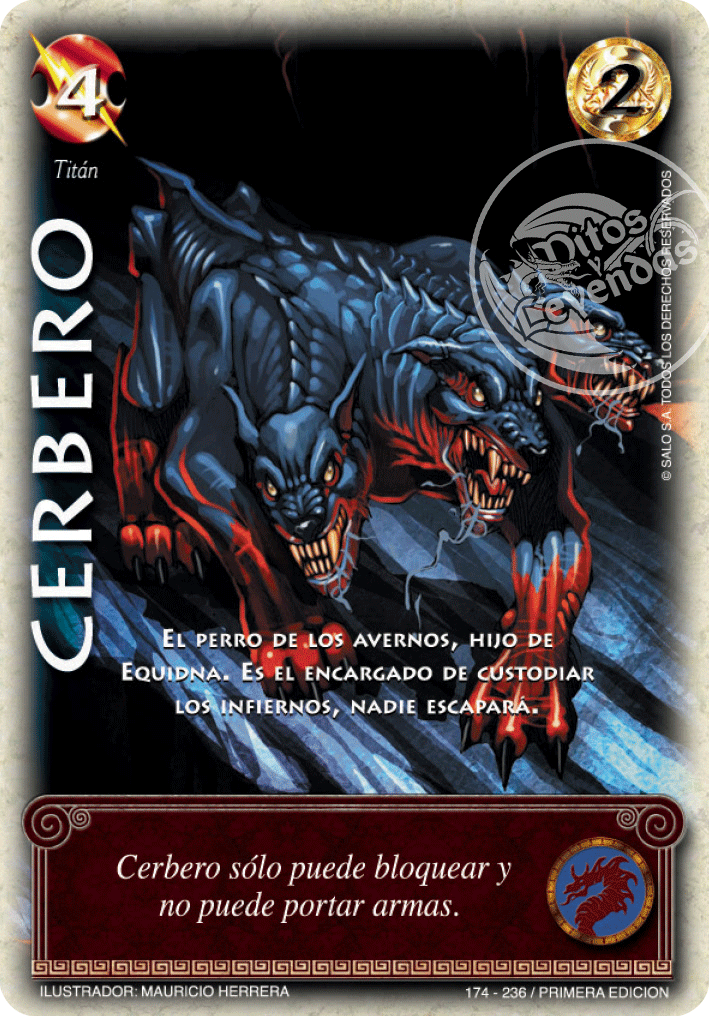 Cerbero, Leyendas - Devastation Store | Devastation Store