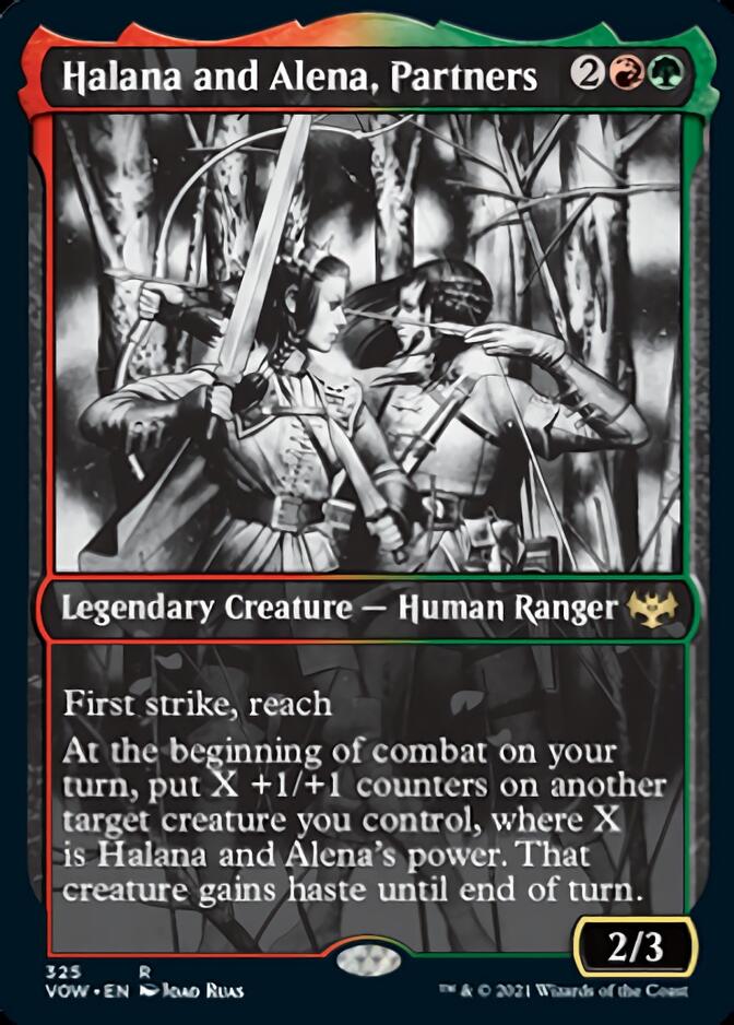 Halana and Alena, Partners (Showcase Eternal Night) [Innistrad: Crimson Vow] | Devastation Store