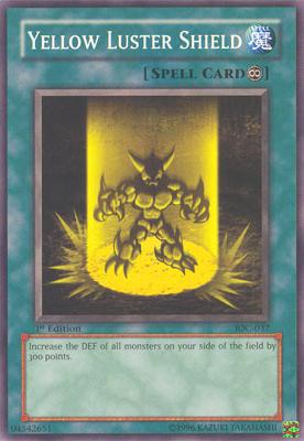 Yellow Luster Shield [IOC-037] Common | Devastation Store