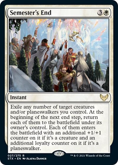 Semester's End (Promo Pack) [Strixhaven: School of Mages Promos] | Devastation Store