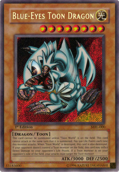Blue-Eyes Toon Dragon [MRL-000] Secret Rare | Devastation Store