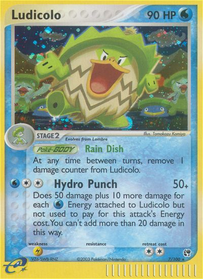 Ludicolo (7/100) [EX: Sandstorm] | Devastation Store