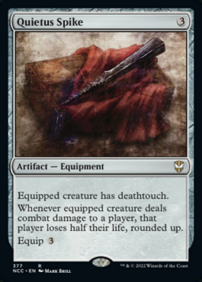 Quietus Spike [Streets of New Capenna Commander] | Devastation Store