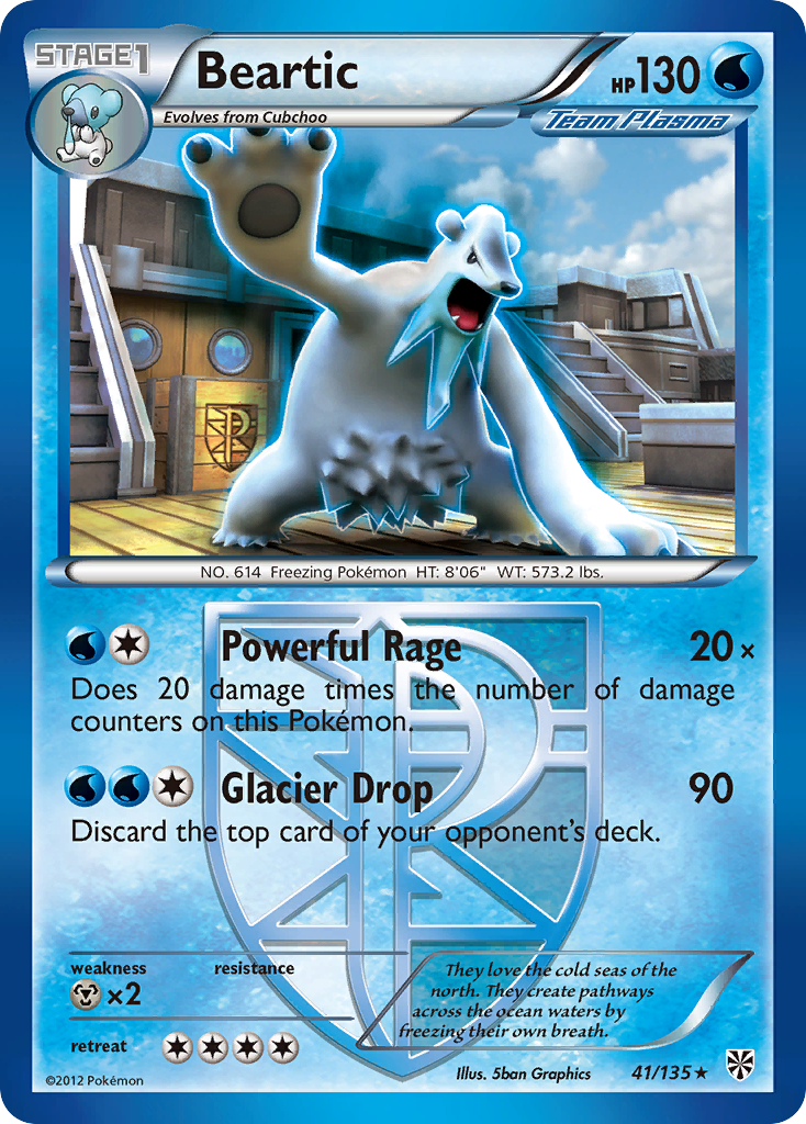 Beartic (41/135) [Black & White: Plasma Storm] | Devastation Store