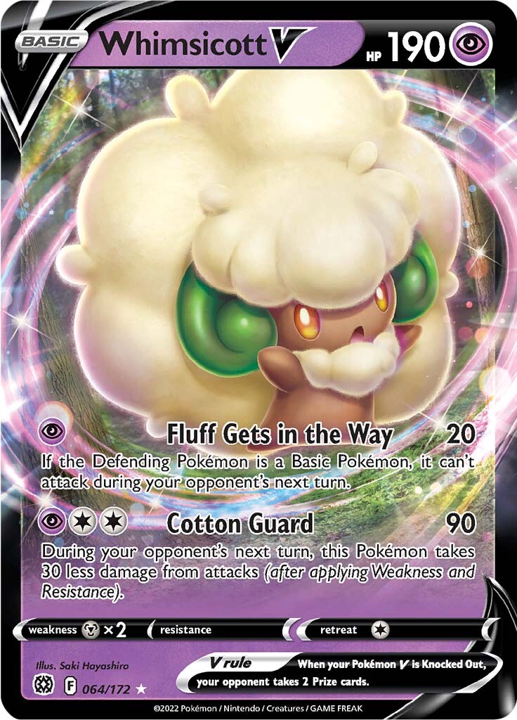 Whimsicott V (064/172) [Sword & Shield: Brilliant Stars] | Devastation Store