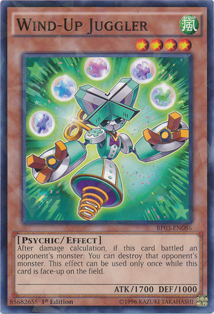 Wind-Up Juggler [BP03-EN086] Shatterfoil Rare | Devastation Store
