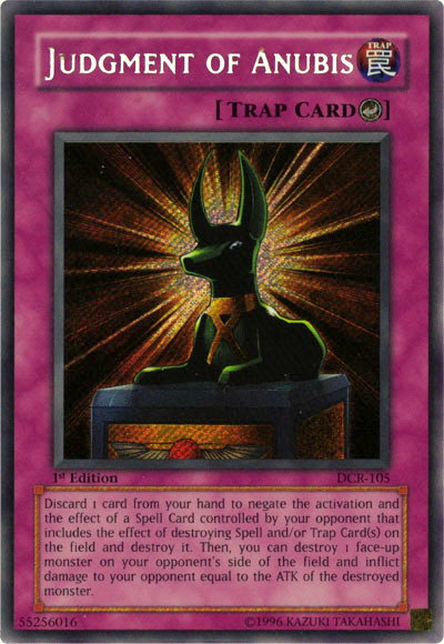 Judgment of Anubis [DCR-105] Secret Rare | Devastation Store