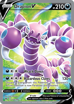 Drapion V (175/185) [Sword & Shield: Vivid Voltage] | Devastation Store