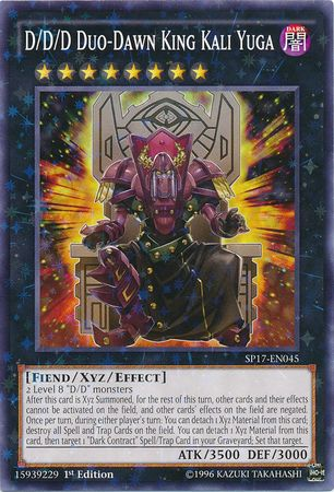 D/D/D Duo-Dawn King Kali Yuga [SP17-EN045] Starfoil Rare | Devastation Store