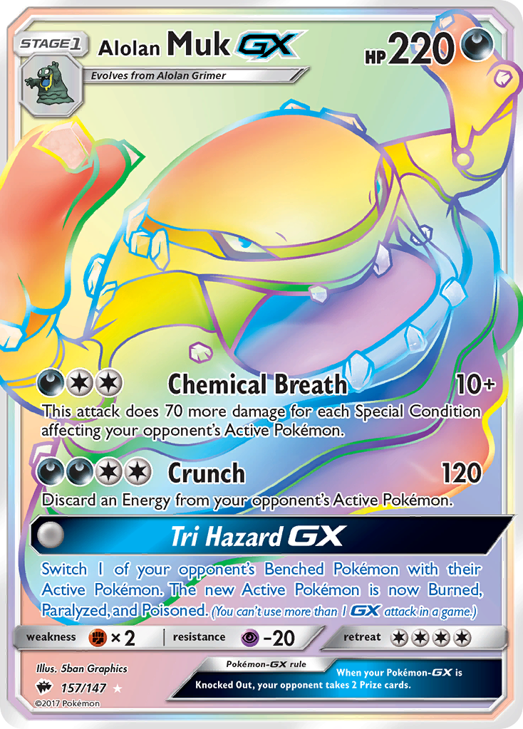 Alolan Muk GX (157/147) [Sun & Moon: Burning Shadows] | Devastation Store