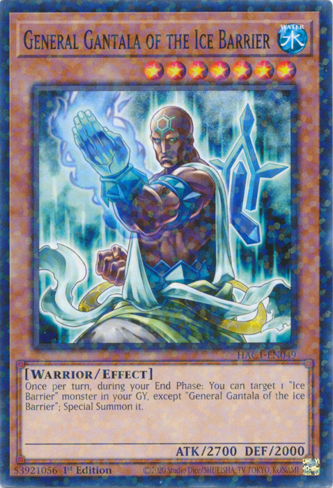 General Gantala of the Ice Barrier (Duel Terminal) [HAC1-EN049] Common | Devastation Store