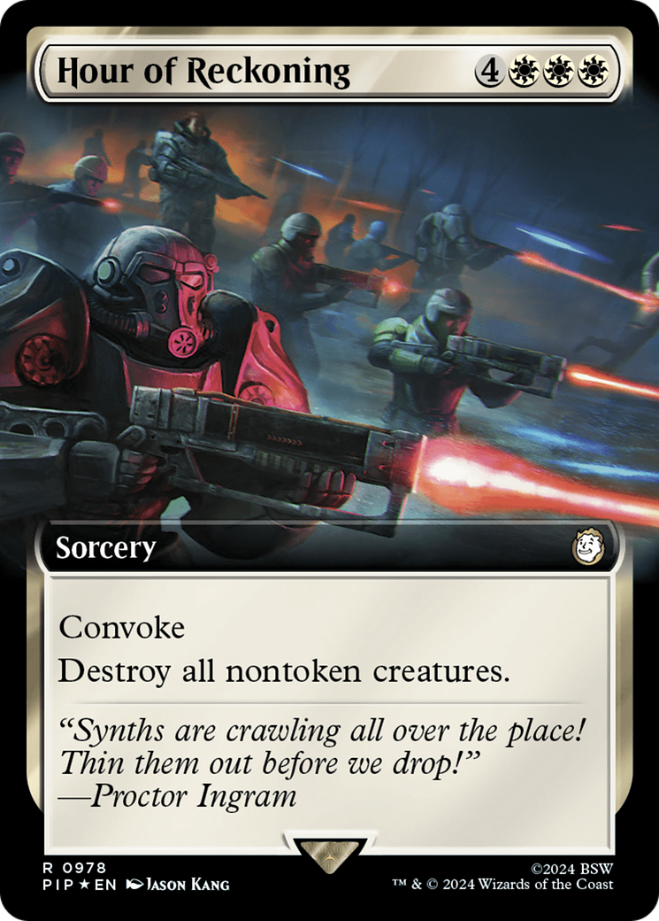 Hour of Reckoning (Extended Art) (Surge Foil) [Fallout] | Devastation Store
