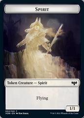 Blood // Spirit (002) Double-sided Token [Innistrad: Crimson Vow Tokens] | Devastation Store