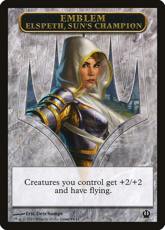 Elspeth, Sun's Champion Emblem [Theros Tokens] - Devastation Store | Devastation Store