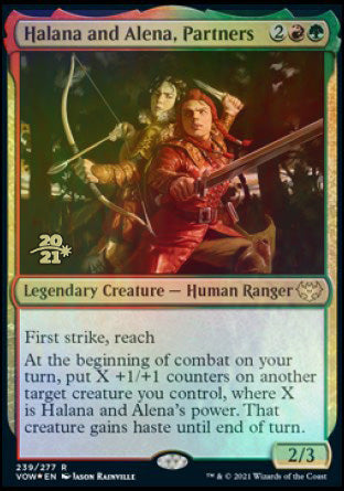 Halana and Alena, Partners [Innistrad: Crimson Vow Prerelease Promos] | Devastation Store