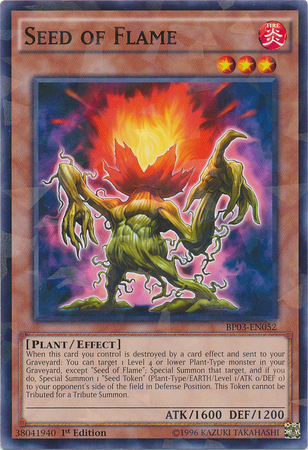 Seed of Flame [BP03-EN052] Shatterfoil Rare | Devastation Store