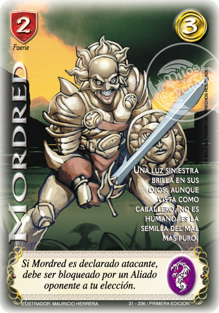 Mordred, Leyendas - Devastation Store | Devastation Store