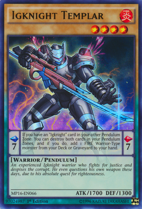 Igknight Templar [MP16-EN066] Ultra Rare | Devastation Store
