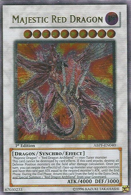 Majestic Red Dragon [ABPF-EN040] Ultimate Rare | Devastation Store