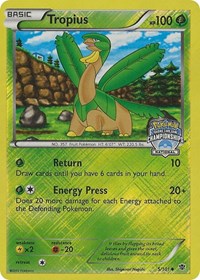 Tropius (5/101) (National Championship Promo) [Black & White: Plasma Blast] | Devastation Store