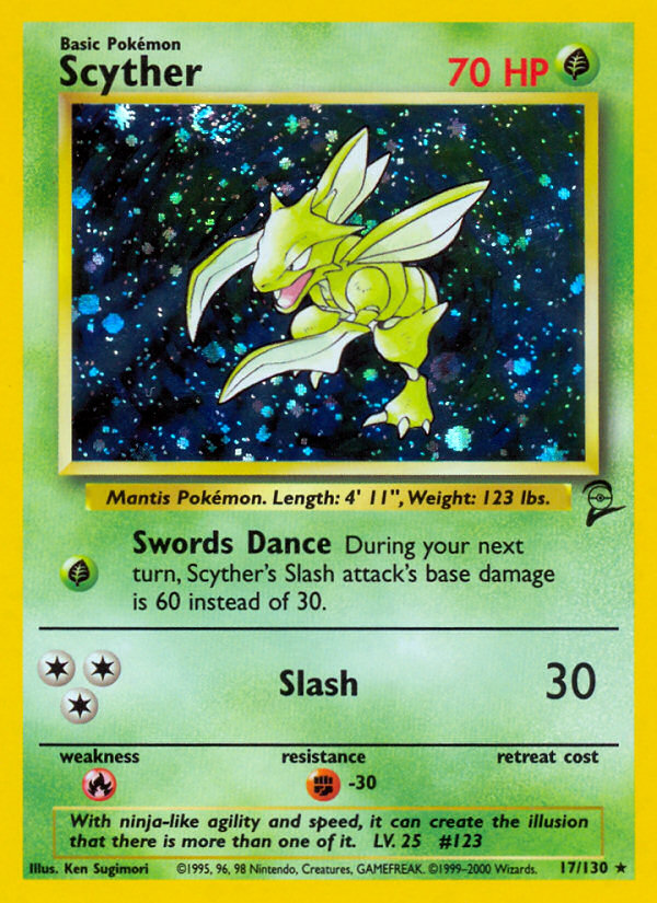 Scyther (17/130) [Base Set 2] | Devastation Store