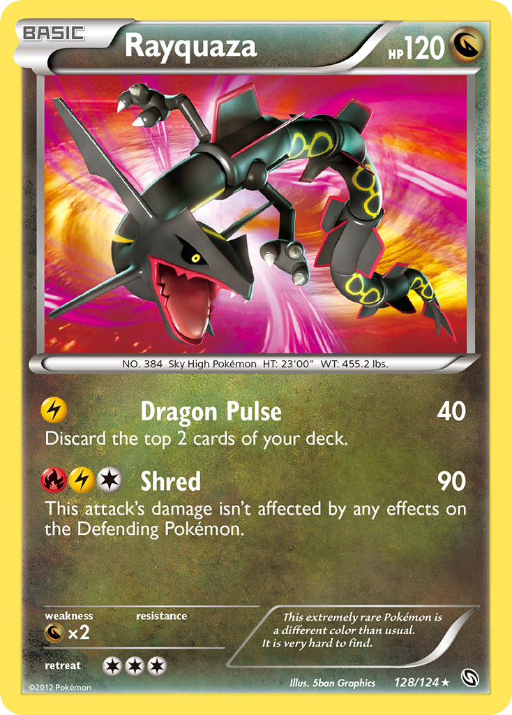 Rayquaza (128/124) [Black & White: Dragons Exalted] | Devastation Store