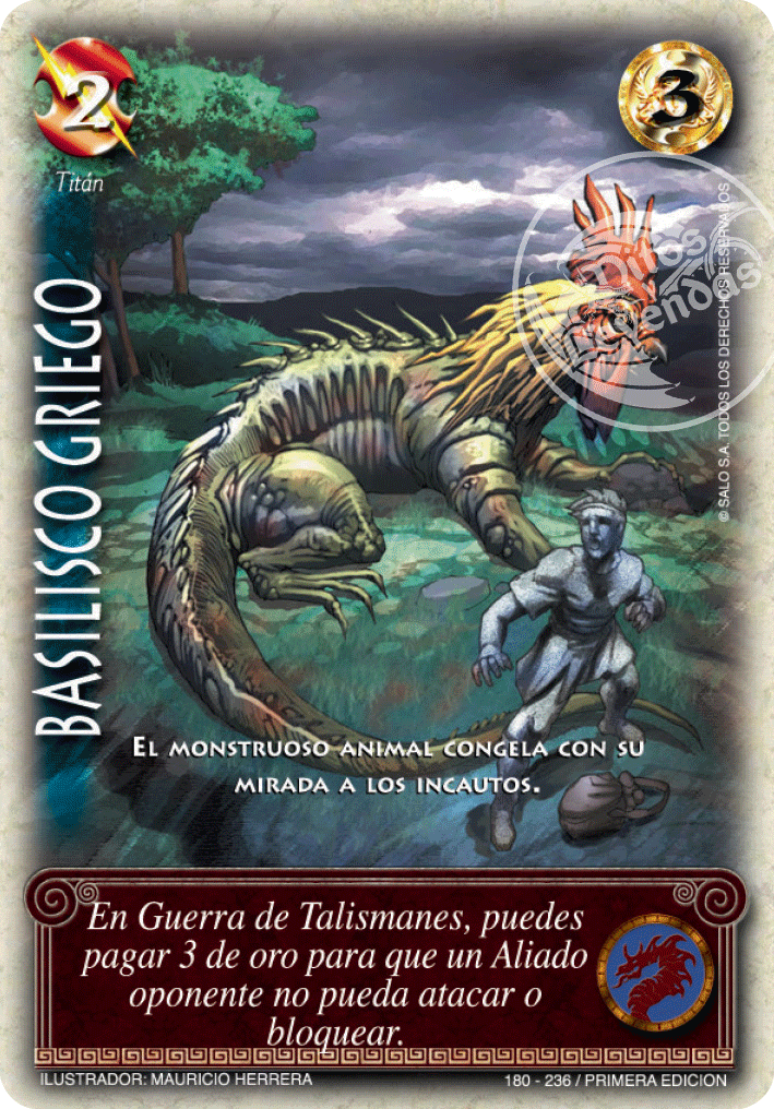 Basilisco Griego, Leyendas - Devastation Store | Devastation Store