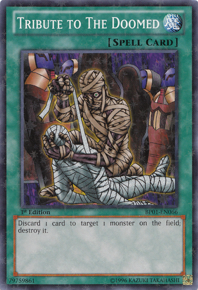 Tribute to the Doomed [BP01-EN066] Starfoil Rare | Devastation Store