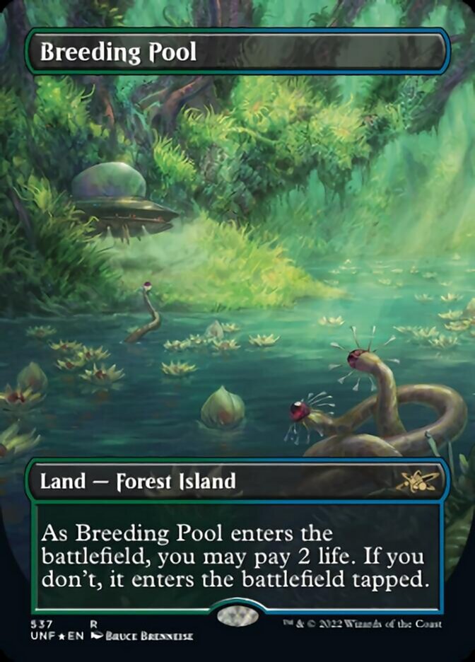 Breeding Pool (Borderless) (Galaxy Foil) [Unfinity] | Devastation Store