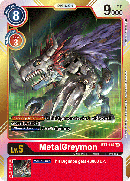 MetalGreymon [BT1-114] [Release Special Booster Ver.1.0] | Devastation Store