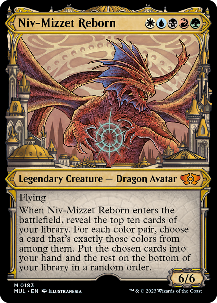Niv-Mizzet Reborn (Halo Foil) [Multiverse Legends] | Devastation Store