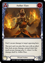 Aether Flare (Blue) [ARC134-C] 1st Edition Rainbow Foil - Devastation Store | Devastation Store