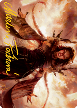 Dragon's Rage Channeler Art Card (Gold-Stamped Signature) [Modern Horizons 2 Art Series] | Devastation Store